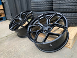 20" Aluwerks XT2-FF wheels Black fits Audi BMW Mercedes VW Ford Vauxhall