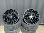 19"  827M G80 CS Sport Style Alloy Wheels Satin Black E & F series BMW 3 4 5 Series 5x120