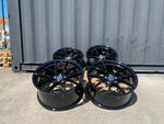 20” 763M style CS Staggered Alloy Wheels Black  BMW 3 4 5 Series