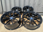 20” 763M style CS Staggered Alloy Wheels Black  BMW 3 4 5 Series