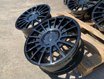 20" Aluwerks RST Transit style wheels Gloss Black 5x160 fits Transit Custom