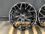 18”  S6 style wheels Gloss Black 5x112 fits Audi VW