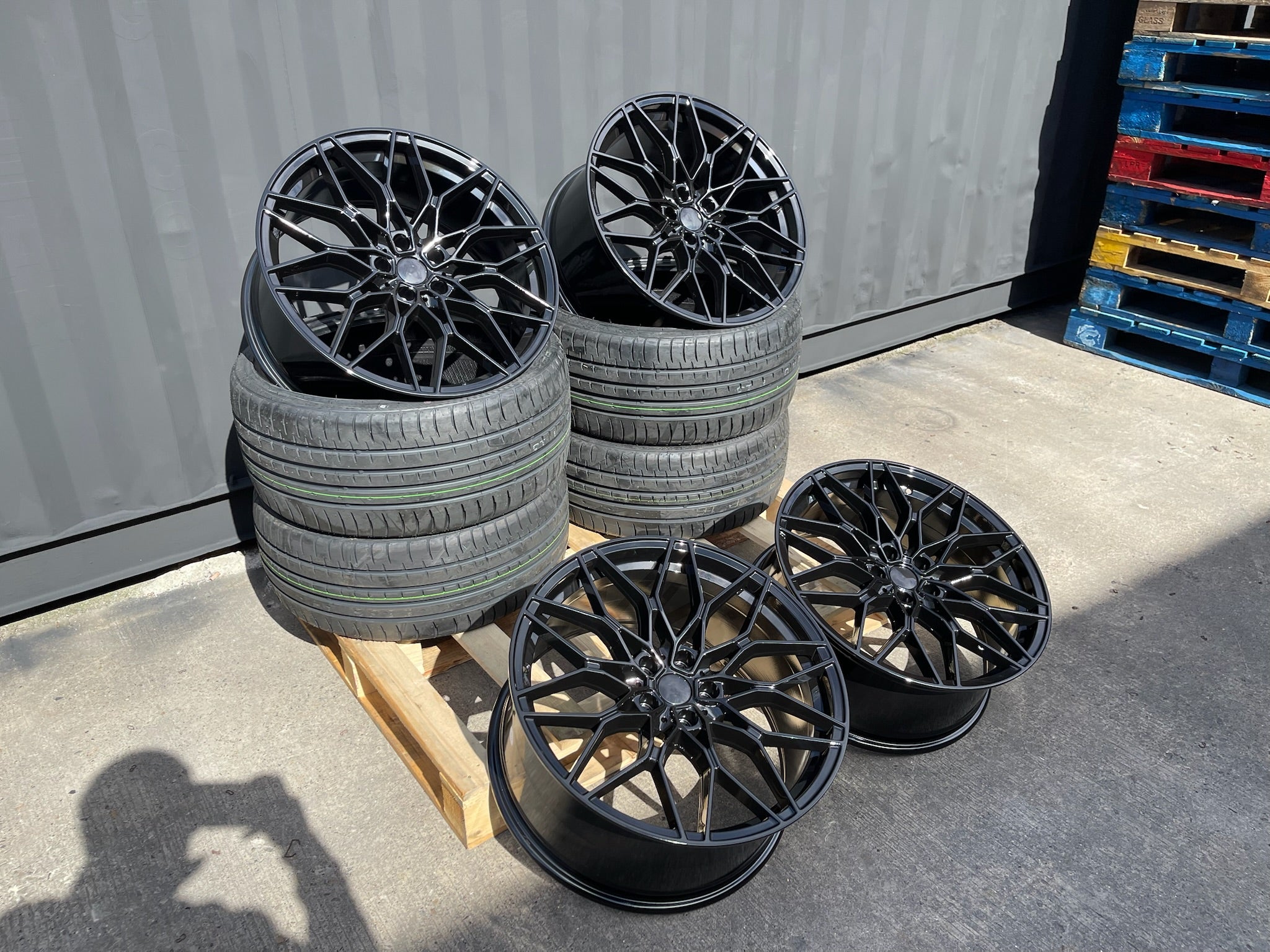 19"  1000M G80 CS Sport Style Alloy Wheels Black G series BMW 3 4 5 Series 5x112