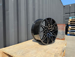 19" 826M G80 Competition Style Staggered Alloy Wheels Black polished BMW 3 4 5 Series