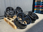 18" AMGT-63 style wheels Black polished lip 5x112 fits Mercedes Benz