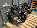 20" Aluwerks XT2-FF wheels Black fits Audi BMW Mercedes VW Ford Vauxhall