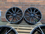 20" G30 Performance 669M style Black Machine Milled 5x112 Staggered Alloy Wheels Black Polished New BMW 5 6 7 8 Series