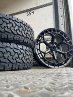 20" Aluwerks Octane Flow form style wheels Black 6x139.7 fits Ranger, Wildtrak, Raptor 1000KG HIGH LOAD