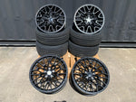 19"  827M G80 CS Sport Style Alloy Wheels Satin Black E & F series BMW 3 4 5 Series 5x120
