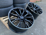 20" G30 Performance 669M style Black Machine Milled 5x112 Staggered Alloy Wheels Black Polished New BMW 5 6 7 8 Series