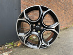 18” Queenstown Gti Golf R style wheels Black polished 5x112 fits Volkswagen