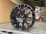 18” RS3 Perf mesh style wheels Black  5x112 et42 fits Audi A3 VW Golf