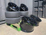 20” 763M style CS Staggered Alloy Wheels Black  BMW 3 4 5 Series