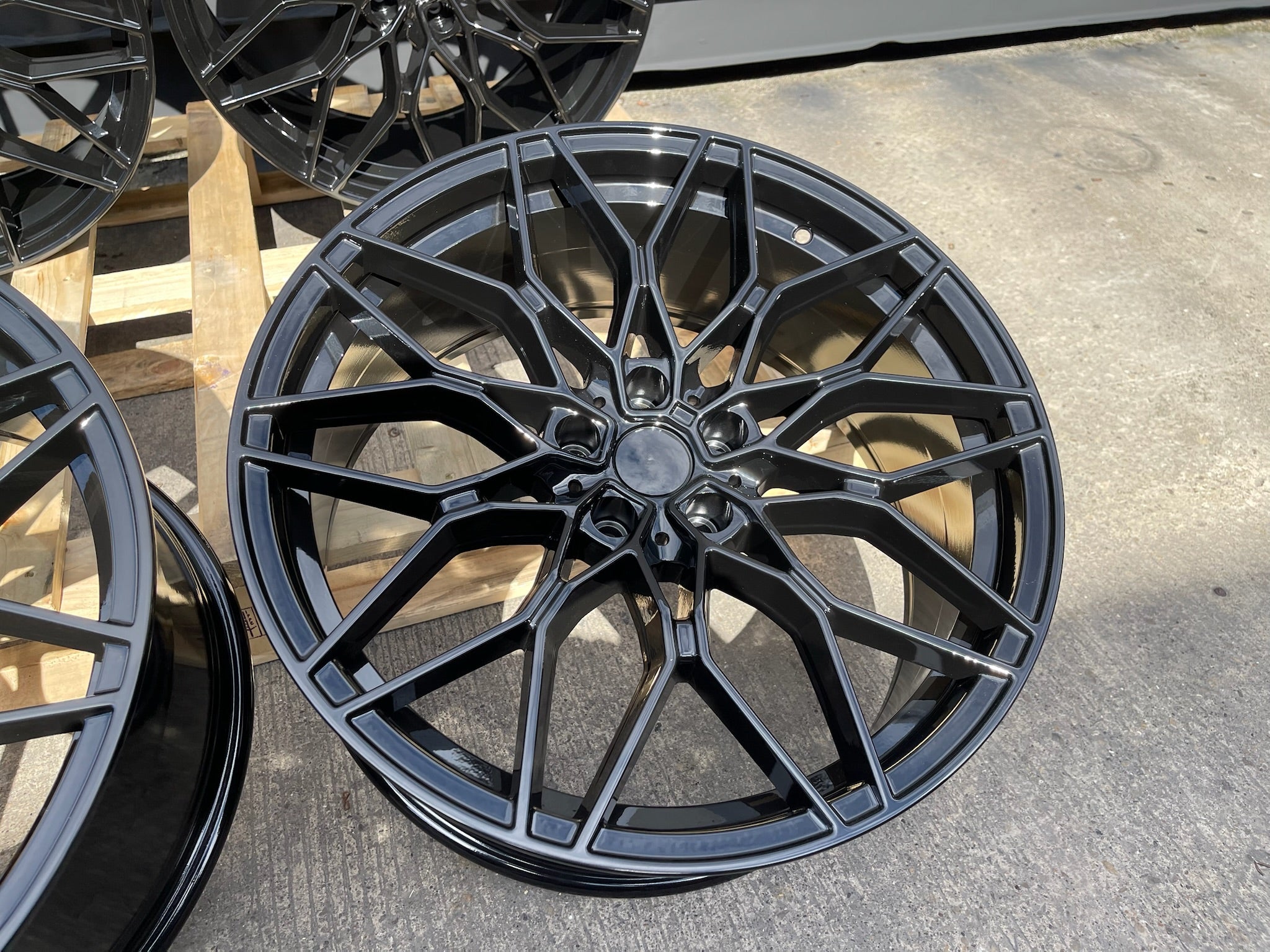 19"  1000M G80 CS Sport Style Alloy Wheels Black G series BMW 3 4 5 Series 5x112