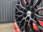 19" Aluwerks RST-Mesh NEW Transit MK9-2024 style wheels Gloss Black 6x120 fits Transit Custom Van