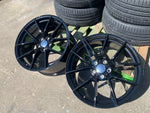 20” 763M style CS Staggered Alloy Wheels Black  BMW 3 4 5 Series