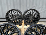 19"  1000M G80 CS Sport Style Alloy Wheels Black G series BMW 3 4 5 Series 5x112