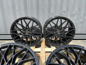 19"  1000M G80 CS Sport Style Alloy Wheels Black G series BMW 3 4 5 Series 5x112