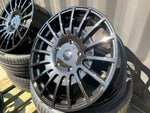 20" Aluwerks RST Transit style wheels Gloss Black 5x160 fits Transit Custom