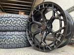 20" Aluwerks Octane Flow form style wheels Black 6x139.7 fits Ranger, Wildtrak, Raptor 1000KG HIGH LOAD