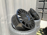 20" Aluwerks RST Transit style wheels Gloss Black 5x160 fits Transit Custom
