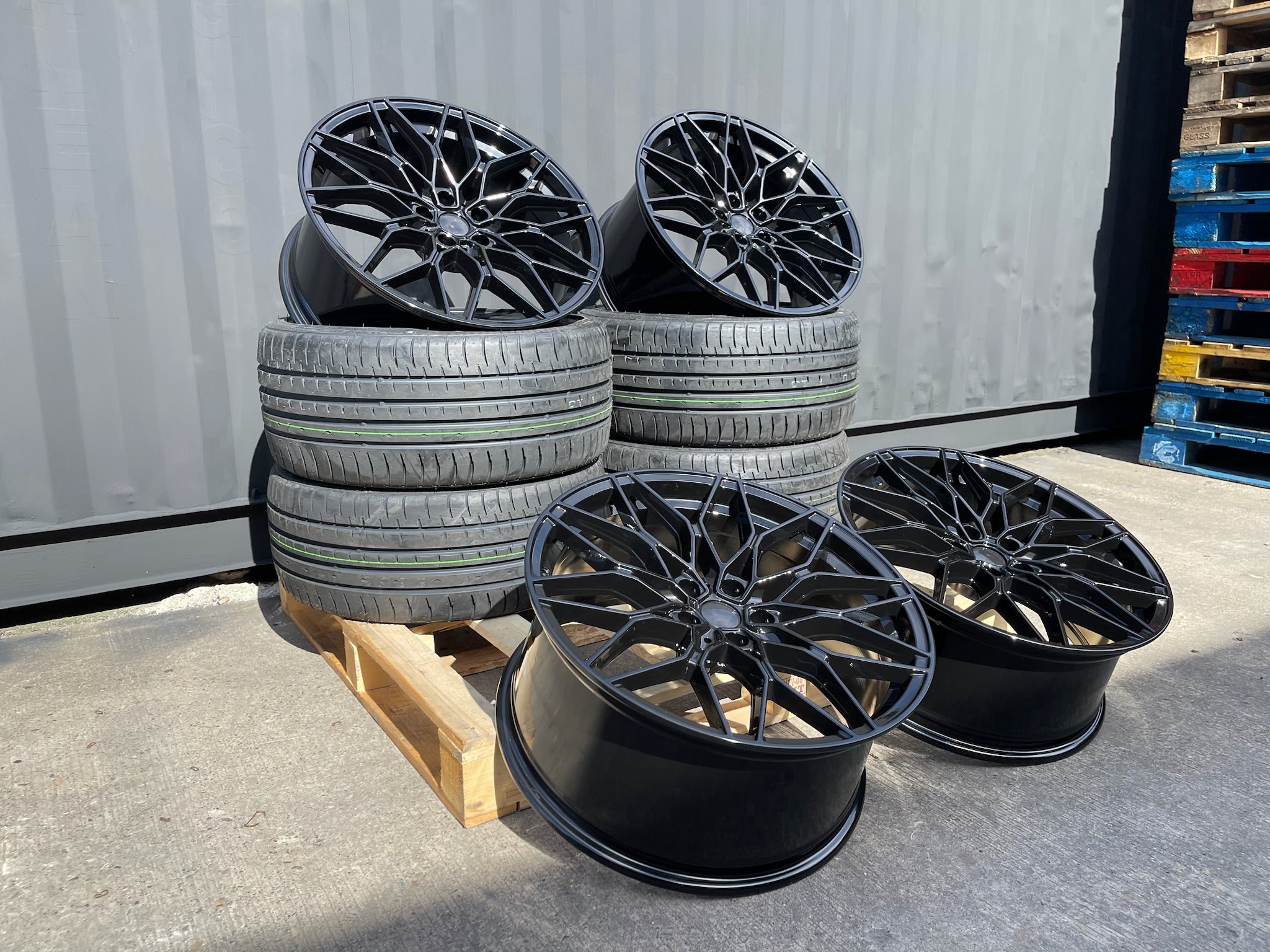 19"  1000M G80 CS Sport Style Alloy Wheels Black G series BMW 3 4 5 Series 5x112