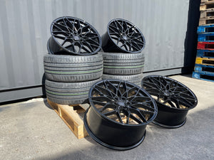 19"  1000M G80 CS Sport Style Alloy Wheels Black G series BMW 3 4 5 Series 5x112