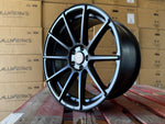 19" Aluwerks Turismo wheels Magneto Black fits Audi BMW Mercedes VW Ford Vauxhall