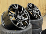 19" Aluwerks XT4 wheels  Black Milled fits Audi BMW Mercedes VW Ford Vauxhall