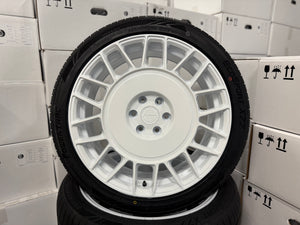 20" Aluwerks Aero RS NEW Transit MK9-2024 style wheels Motorsport White 6x120 fits Transit Custom Van