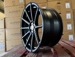 19" Aluwerks Turismo wheels Magneto Black fits Audi BMW Mercedes VW Ford Vauxhall