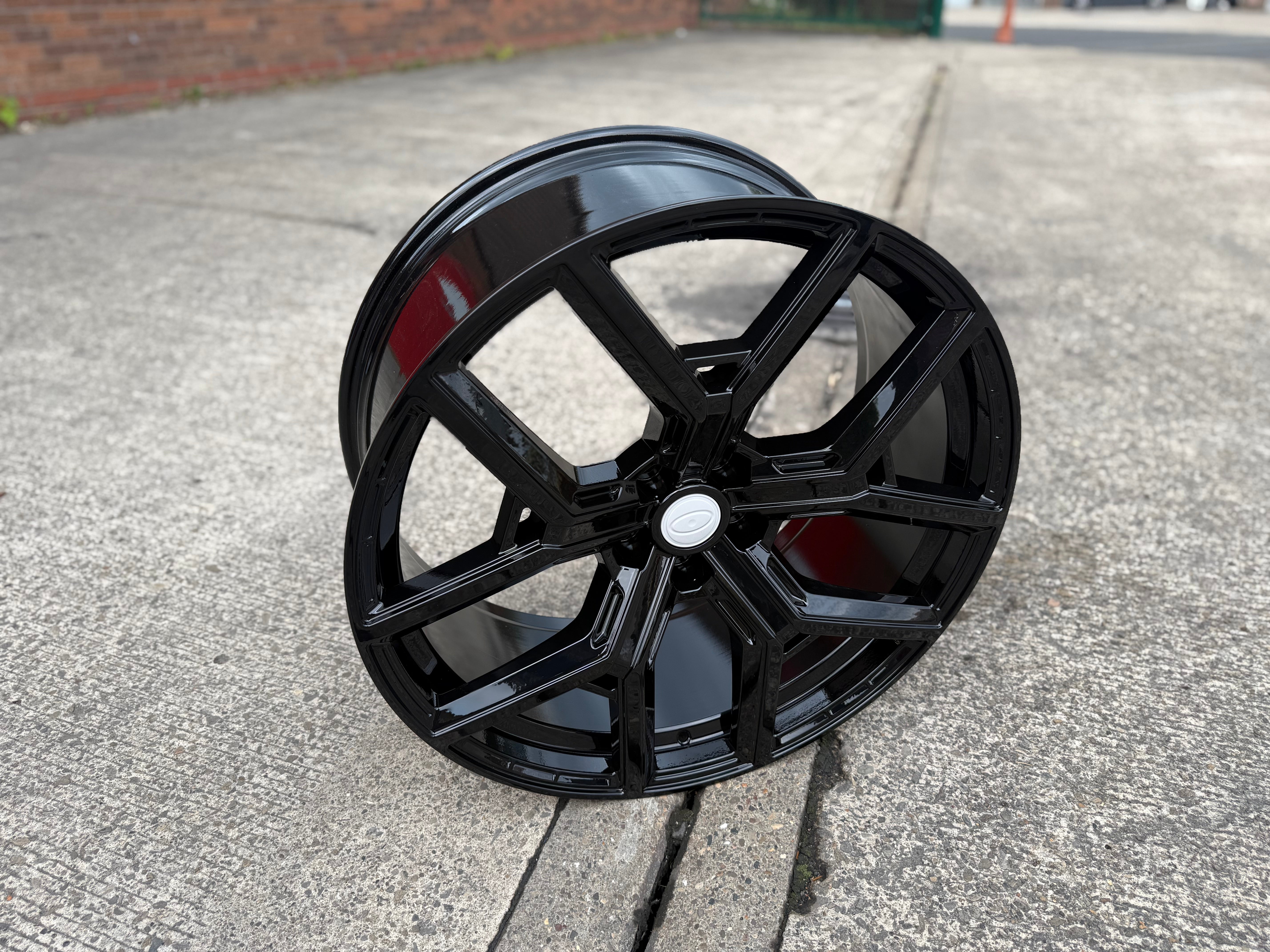 22” BMF wheels  Black fits Range Rover Sport Defender Land Rover