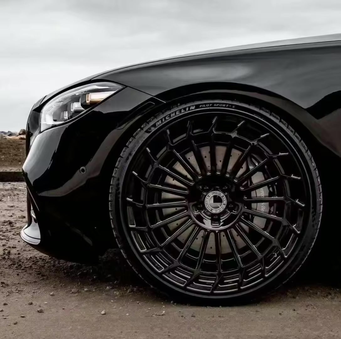 20" Aluwerks Avantgarde wheels Magneto black 8.5 and 9.5 5x112 fits Mercedes Benz BMW Audi