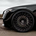 20" Aluwerks Avantgarde wheels Magneto black 8.5 and 9.5 5x112 fits Mercedes Benz BMW Audi