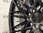 20" Aluwerks Koko wheels Black with machined barrel fits Audi BMW Mercedes VW T5 T6