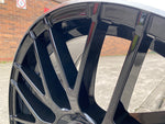 19" AM63S style wheels Black polished lip 5x112 fits Mercedes Benz