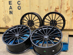 19" Scottsdale Clubsport MK8 Gti Golf R style wheels Black 5x112 fits Volkswagen