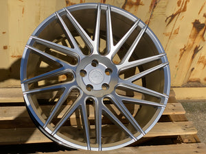 22" Aluwerks EL33 wheels Hyper Silver  fits Audi BMW Mercedes Land Rover Jaguar