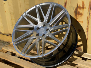 22" Aluwerks EL33 wheels Hyper Silver  fits Audi BMW Mercedes Land Rover Jaguar