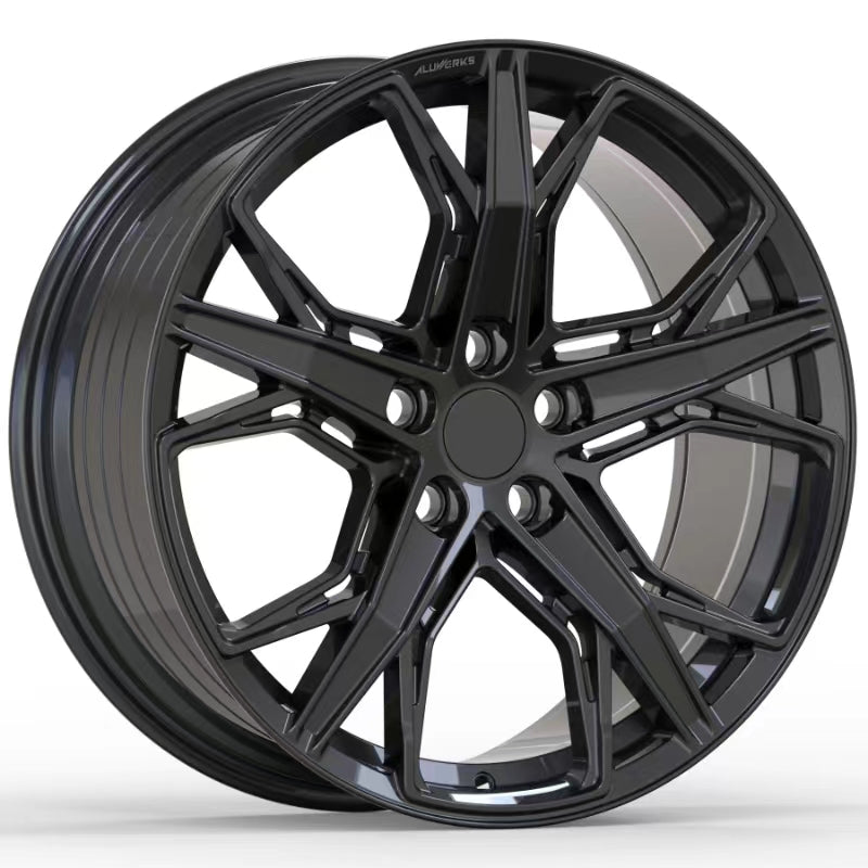 19" Aluwerks XT4 wheels  Black fits Audi BMW Mercedes VW Ford Vauxhall