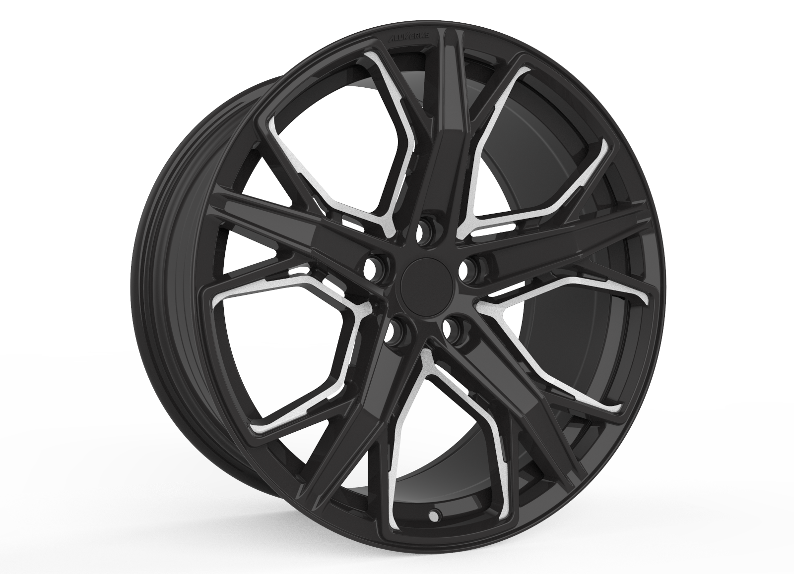 19" Aluwerks XT4 wheels  Black Milled fits Audi BMW Mercedes VW Ford Vauxhall