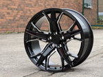 19" Aluwerks XT4 wheels  Black Milled fits Audi BMW Mercedes VW Ford Vauxhall