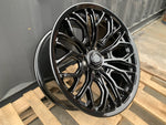20" Aluwerks Nitro Flow formed style wheels Black 6x139.7 fits Ranger, Wildtrak, Raptor 1000KG HIGH LOAD