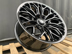 20" Aluwerks Nitro Flow formed style wheels Black 6x139.7 fits Ranger, Wildtrak, Raptor 1000KG HIGH LOAD