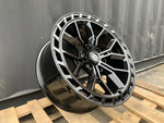 20" Aluwerks Supercharger Flow formed style wheels Black 6x139.7 fits Ranger, Wildtrak, Raptor 1000KG HIGH LOAD