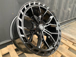 20" Aluwerks Supercharger Flow formed style wheels Black 6x139.7 fits Ranger, Wildtrak, Raptor 1000KG HIGH LOAD