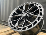 20" Aluwerks Supercharger Flow formed style wheels Black 6x139.7 fits Ranger, Wildtrak, Raptor 1000KG HIGH LOAD