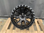 20" Aluwerks Supercharger Flow formed style wheels Black 6x139.7 fits Ranger, Wildtrak, Raptor 1000KG HIGH LOAD