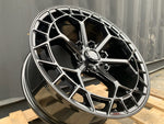 20" Aluwerks Octane Flow formed style wheels Black 6x139.7 fits Ranger, Wildtrak, Raptor 1000KG HIGH LOAD
