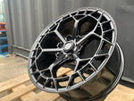 20" Aluwerks Octane Flow formed style wheels Black 6x139.7 fits Ranger, Wildtrak, Raptor 1000KG HIGH LOAD